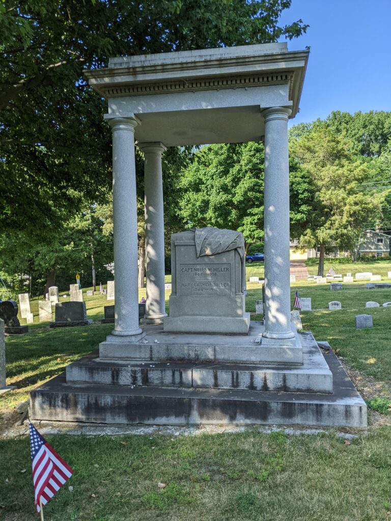 Wells Waite Miller Gravestone